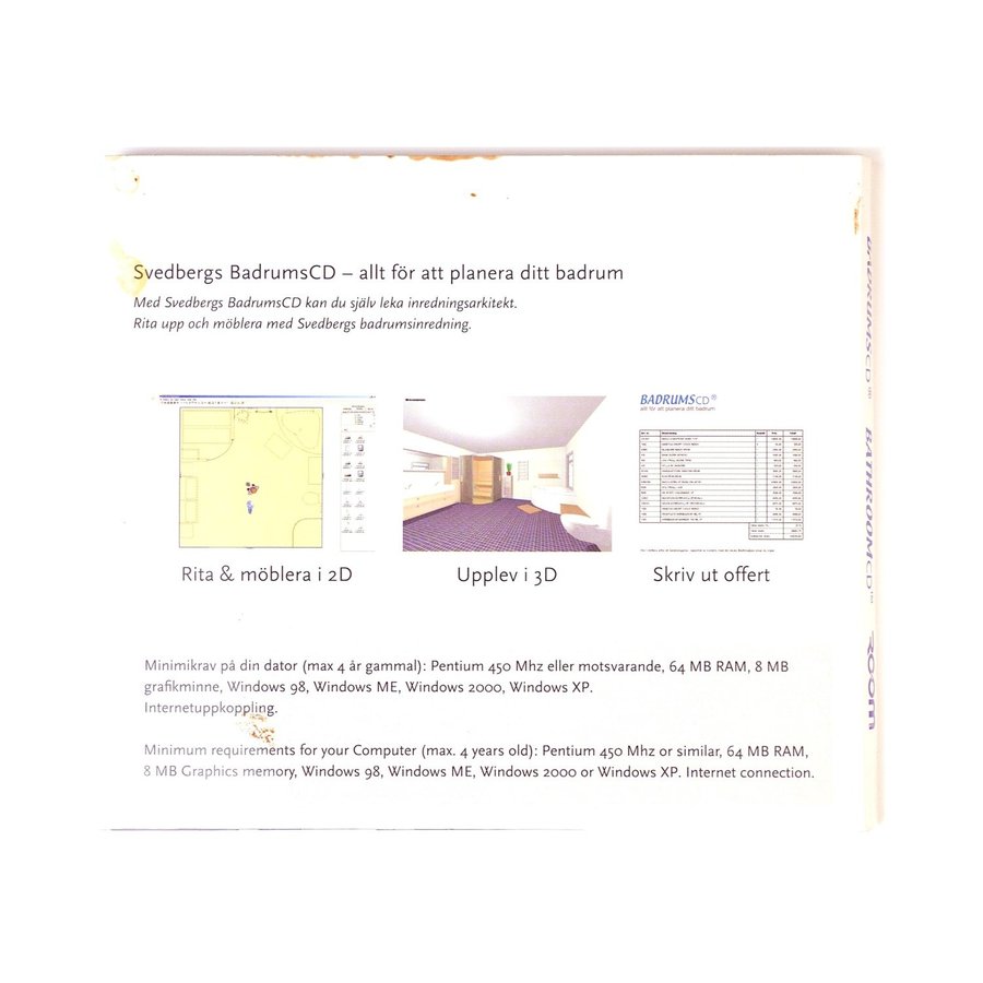 Svedbergs Badrums CD - CD-ROM