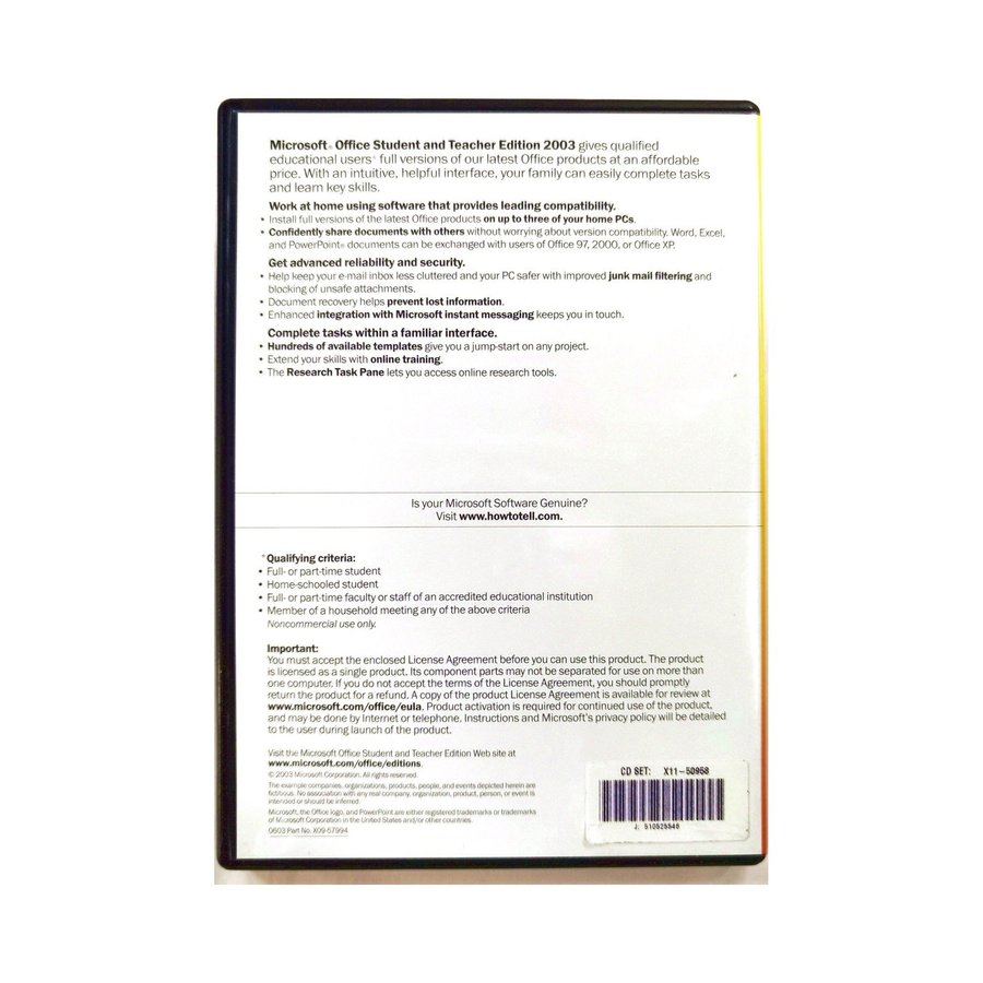 Microsoft Office 2003 - CD-ROM