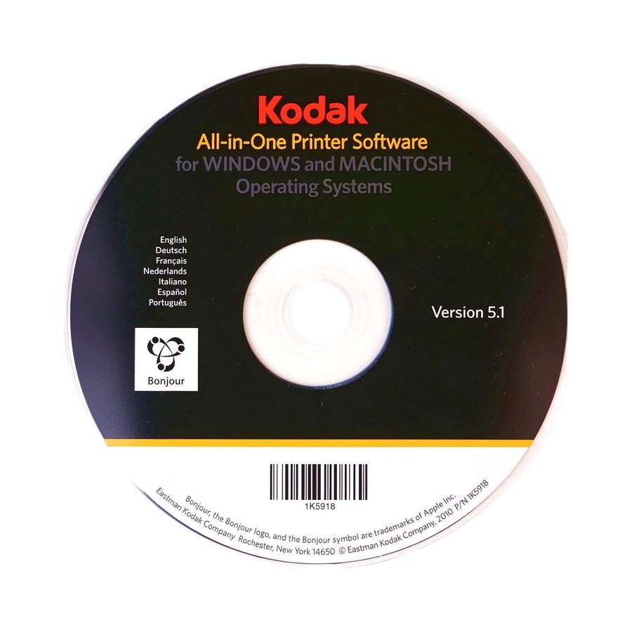 Kodak All-In-One Printer Software - CD-ROM (DISC ONLY)