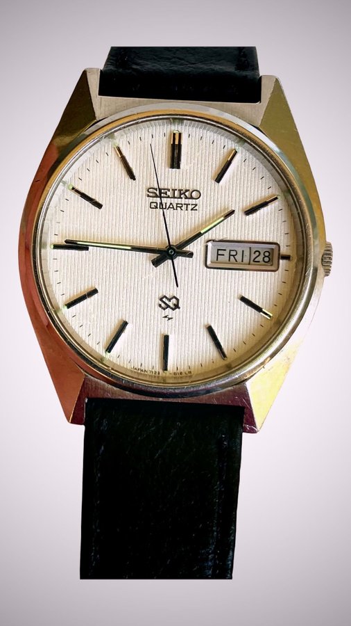 Vintage Grande Clássico Day-Date Seiko Men's Watch 1980s