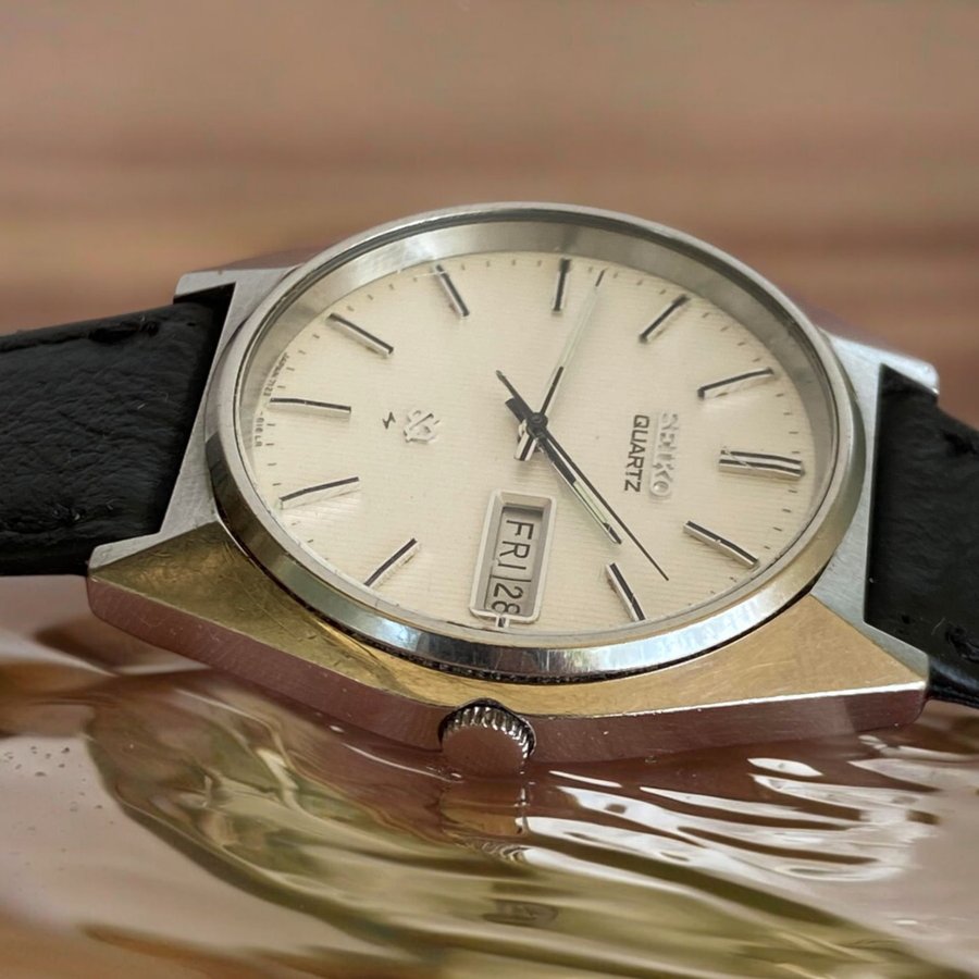 Vintage Grande Clássico Day-Date Seiko Men's Watch 1980s