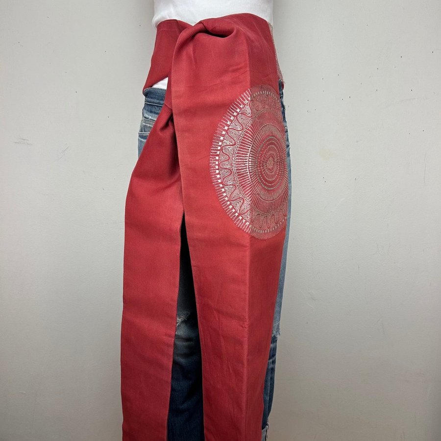 Vintage Japanese silk Obi belt