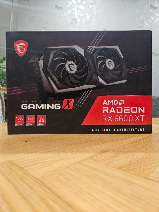 MSI AMD Radeon RX 6600 XT Gaming X