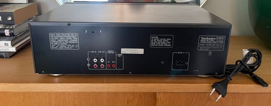 Technics Stereo Double Cassette Deck RS-TR232 kassettdäck