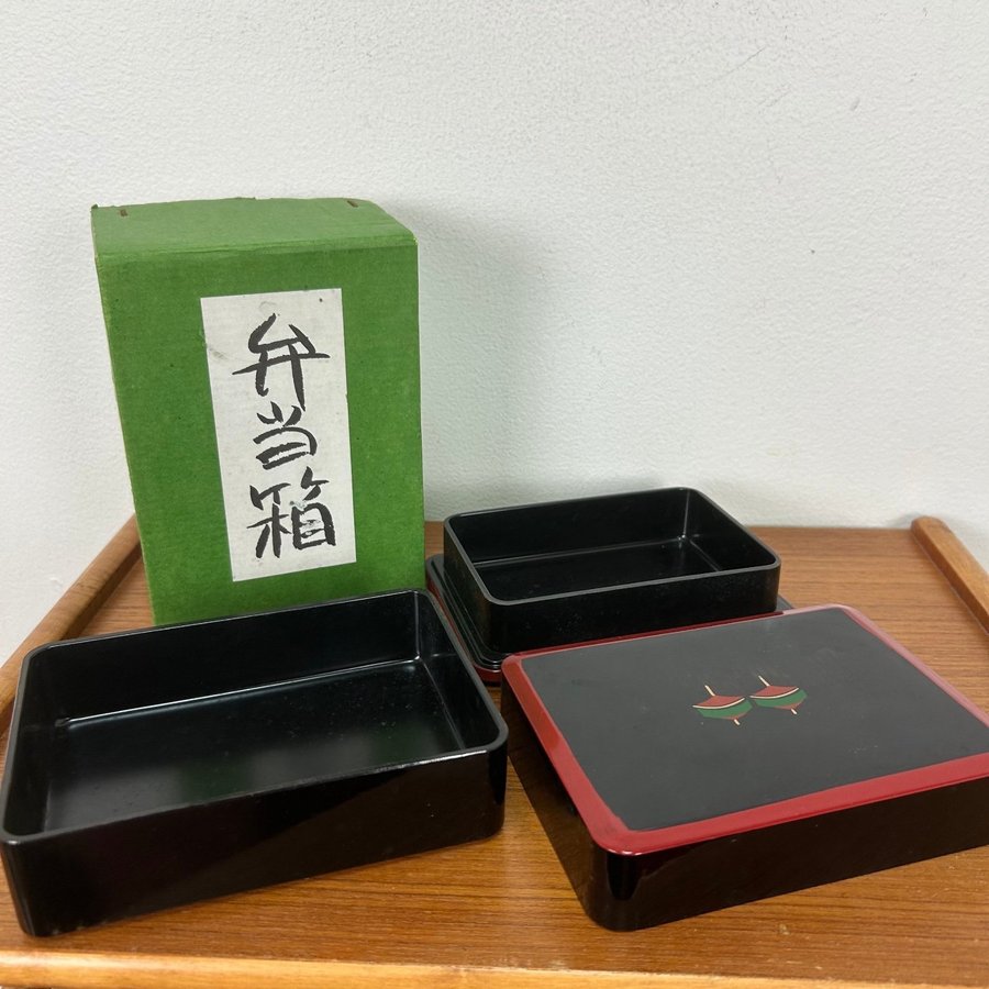 Vintage 60s Japanese acrylic bento box