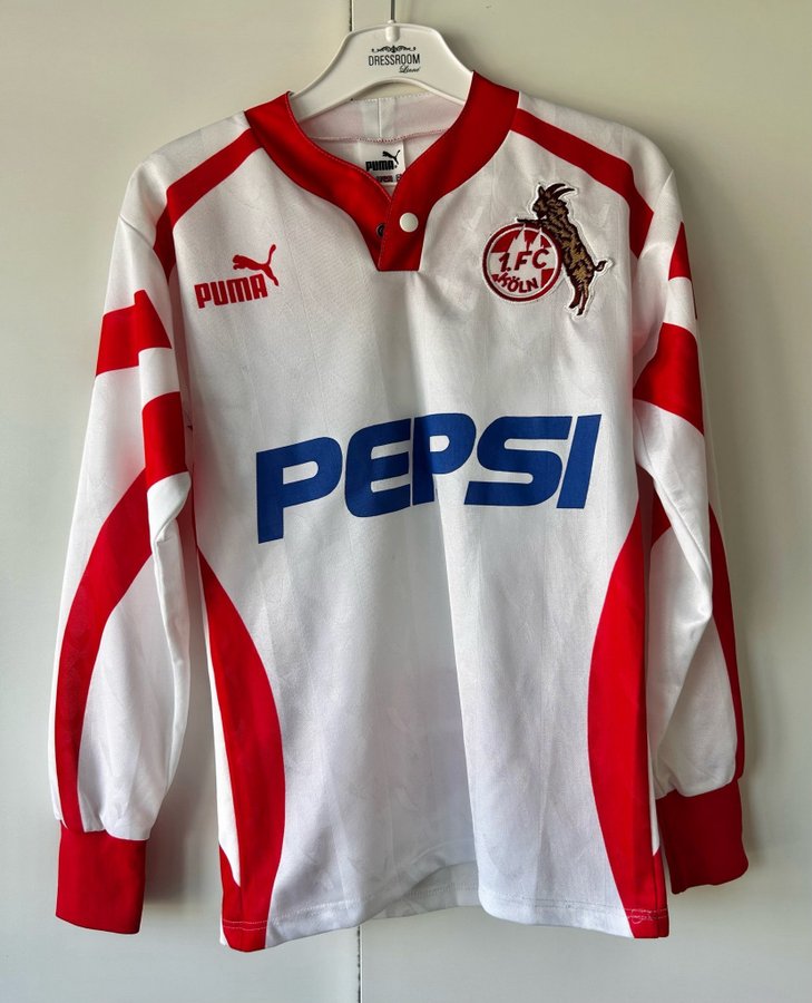 1992/93 FC Köln fotbollströja matchtröja (XXS)