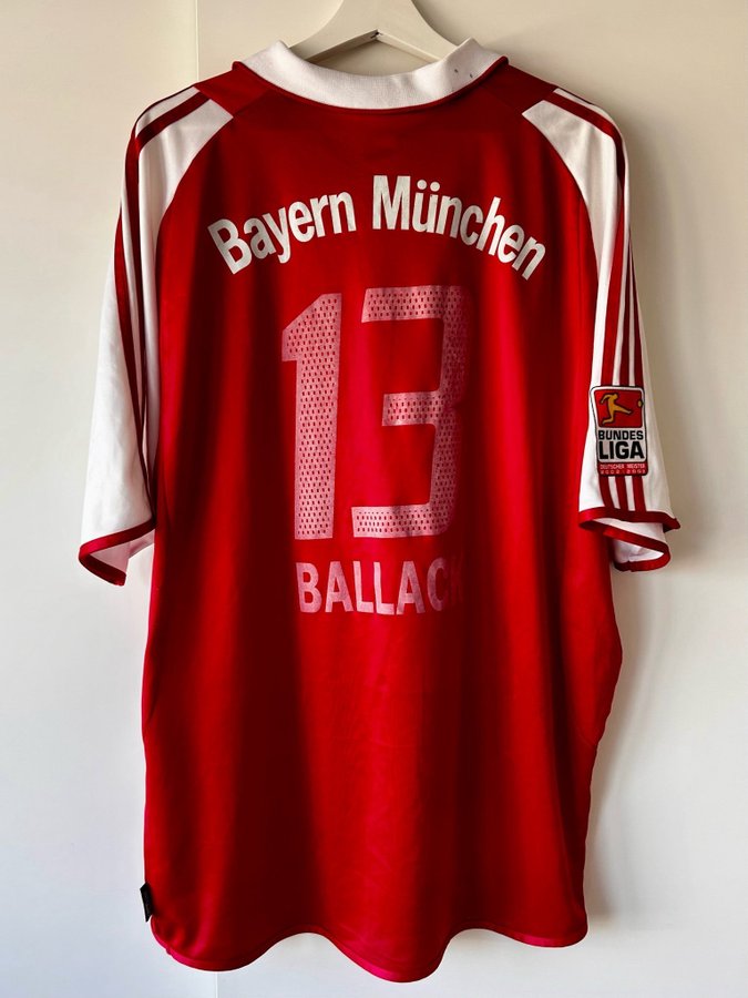 Ballack Bayern München fotbollströja/ matchtröja 2003/04