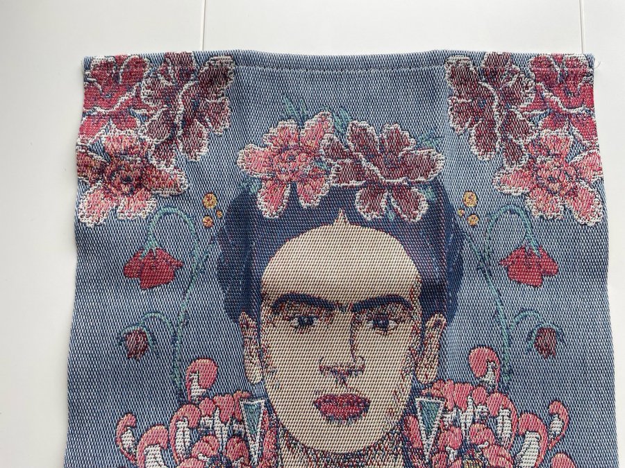 Handduk kökshandduk tavla Frida Kahlo Linneväveriet i Horred Ekelund inredning