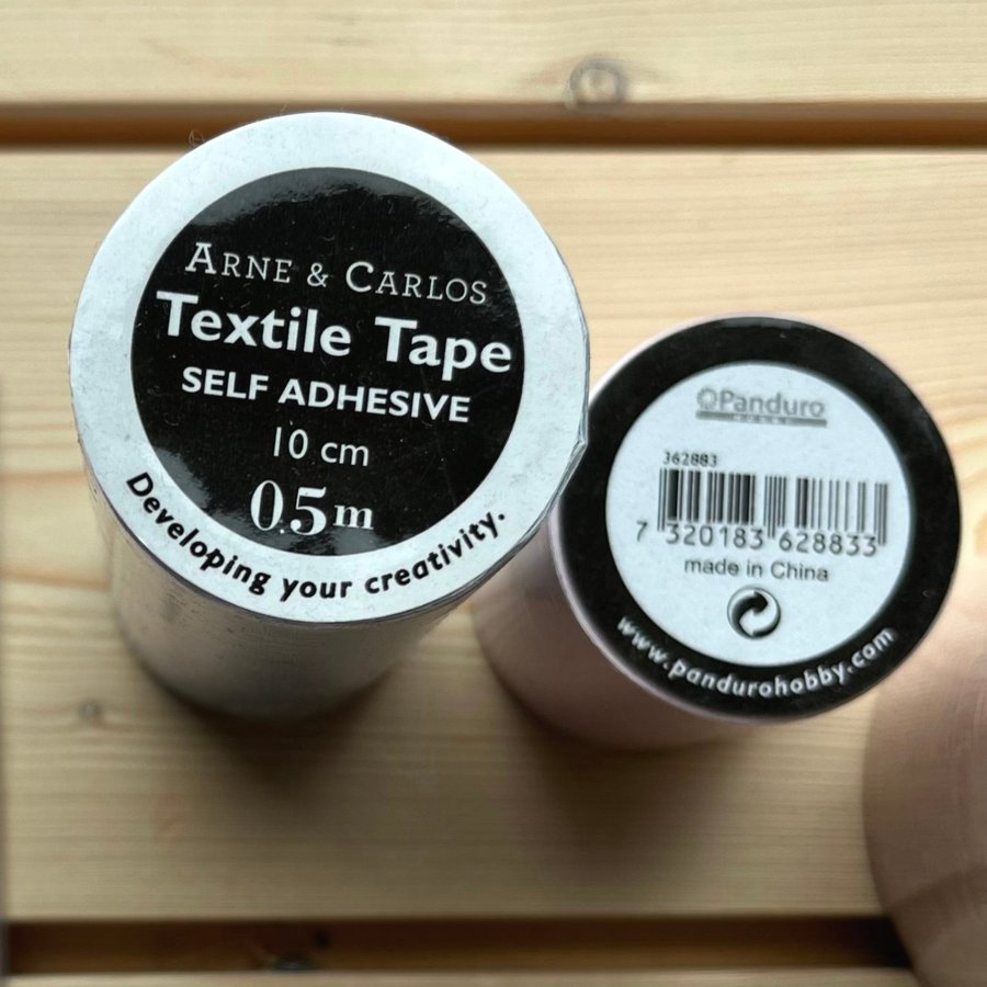 Pysselpaket - Färgpennor saxar Duct Tape textiltejp mm - Oanvänt skick