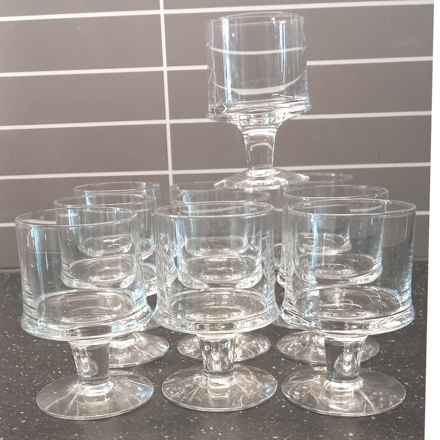 10 st iittala marski vinglas tapio wirkkala