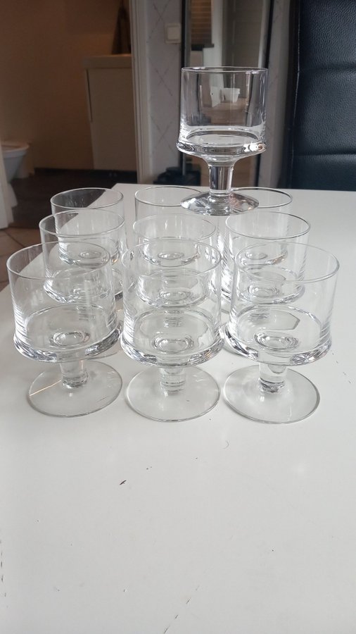 10 st iittala marski vinglas tapio wirkkala