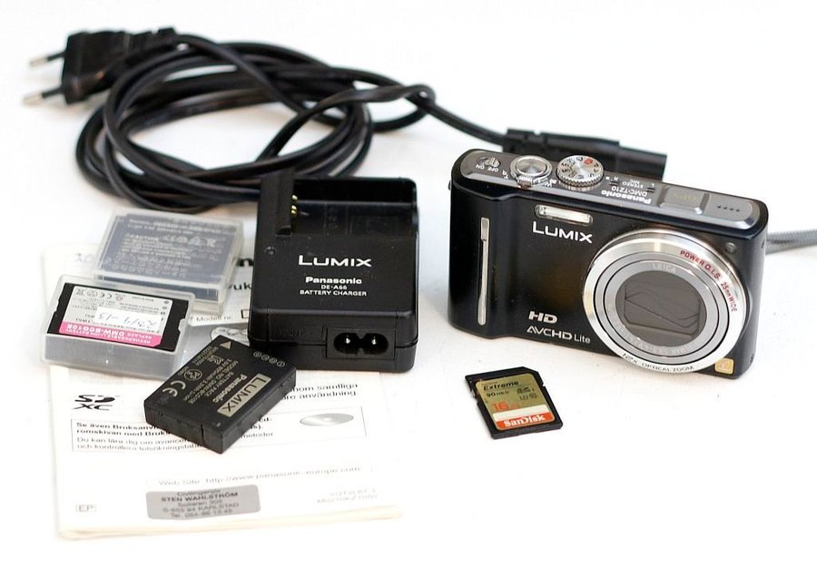 Digital kamera Panasonic Lumix HD DMC-TZ10 objektiv LeicaDC Vario-Elmar