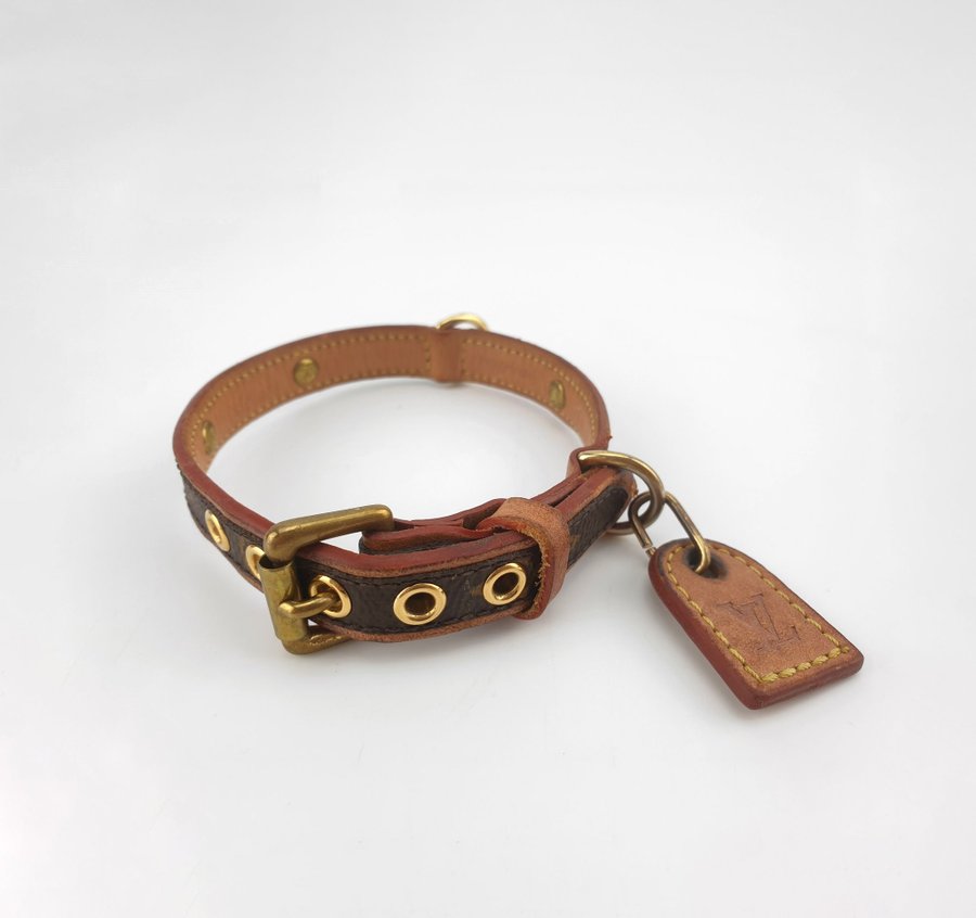 100% ÄKTA Louis Vuitton Hundhalsband - PM Collar - NYPRIS 3100 kr