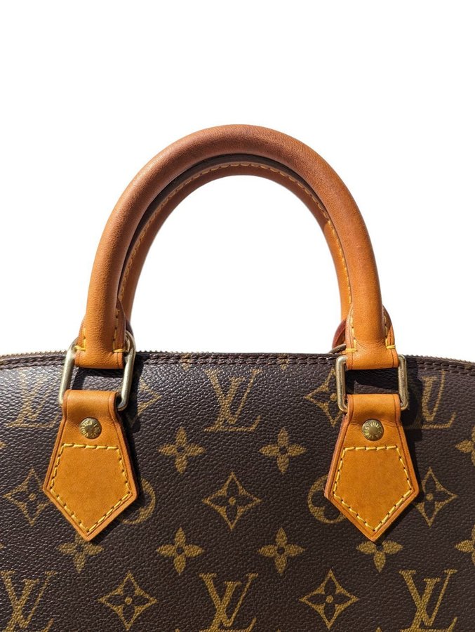 Äkta Vintage Louis Vuitton Monogram Alma Handväska Väska