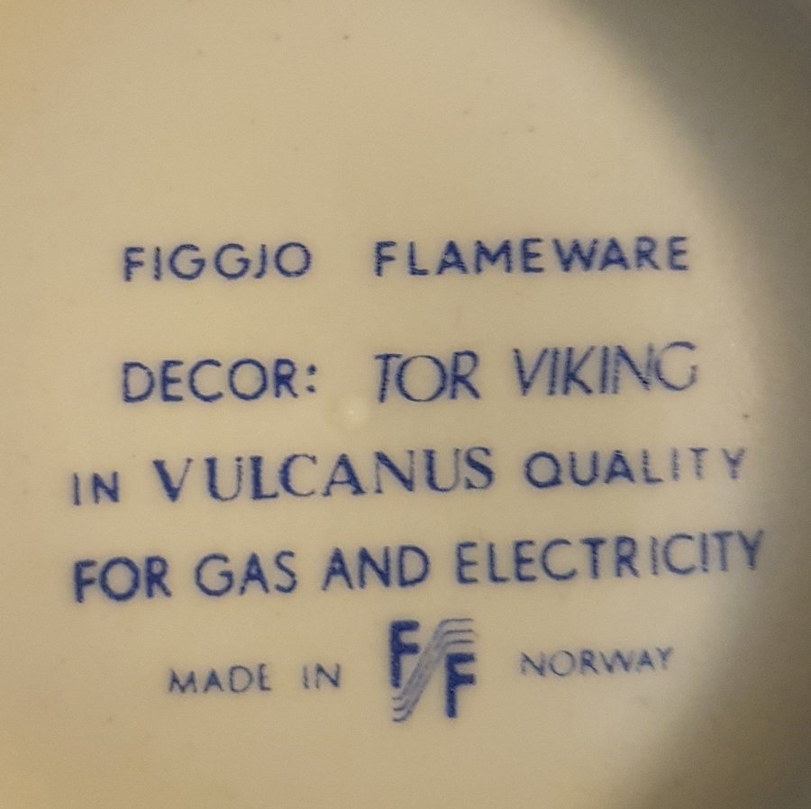 Vintage Mormors gryta men lock + såsgryta flame ware för spis gas eller el