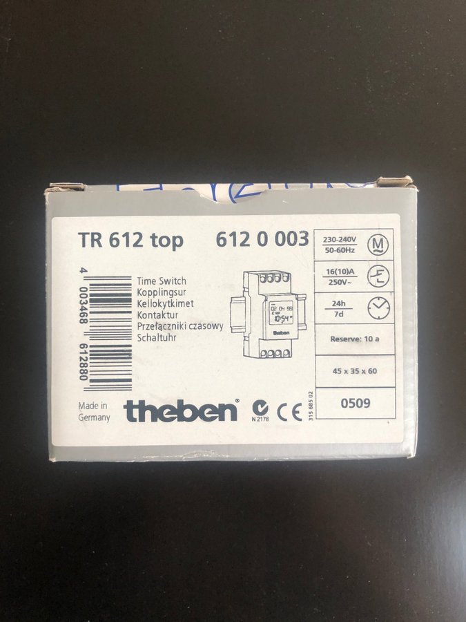 theben TR 612 top 612 0 003 (gjord i Tyskland)