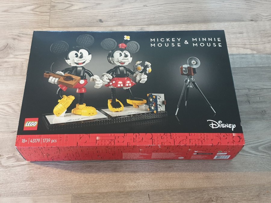 LEGO Disney 43179 Musse Pigg  Mimmi Pigg – Byggbara Karaktärer Ny oöppna