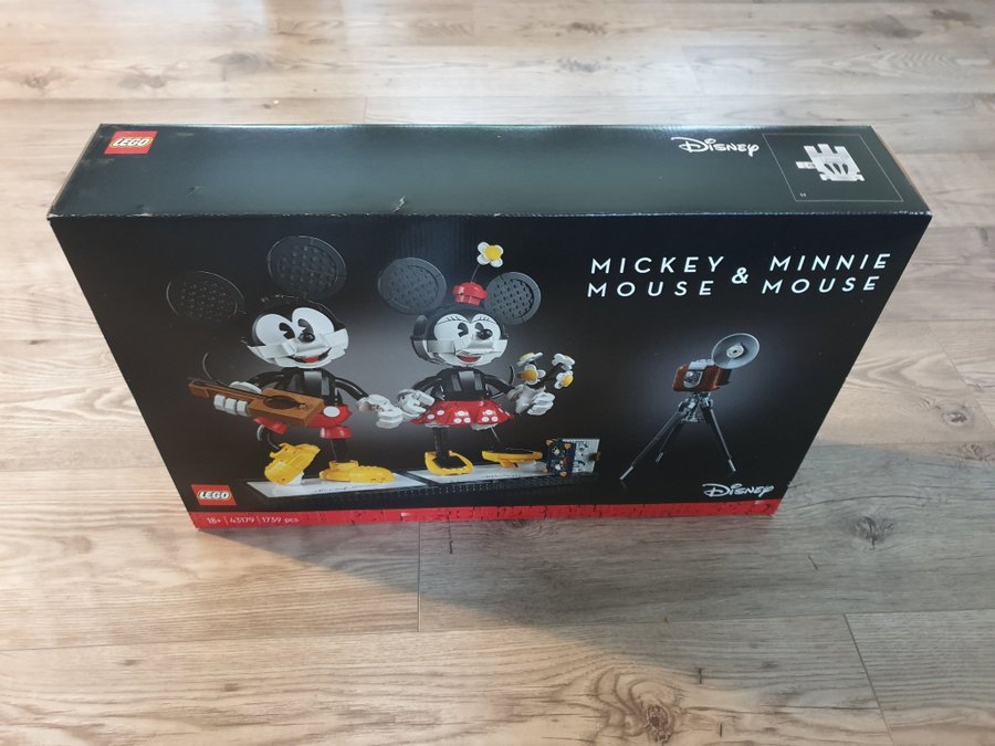 LEGO Disney 43179 Musse Pigg  Mimmi Pigg – Byggbara Karaktärer Ny oöppna