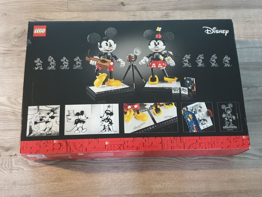 LEGO Disney 43179 Musse Pigg  Mimmi Pigg – Byggbara Karaktärer Ny oöppna