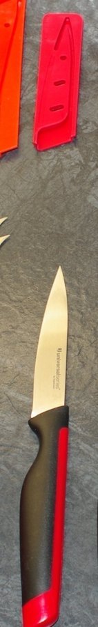 NY U-series Universalkniv från Tupperware röd samla alla oumbärliga knivar
