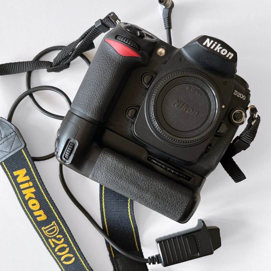 Nikon D200 med tillbehör