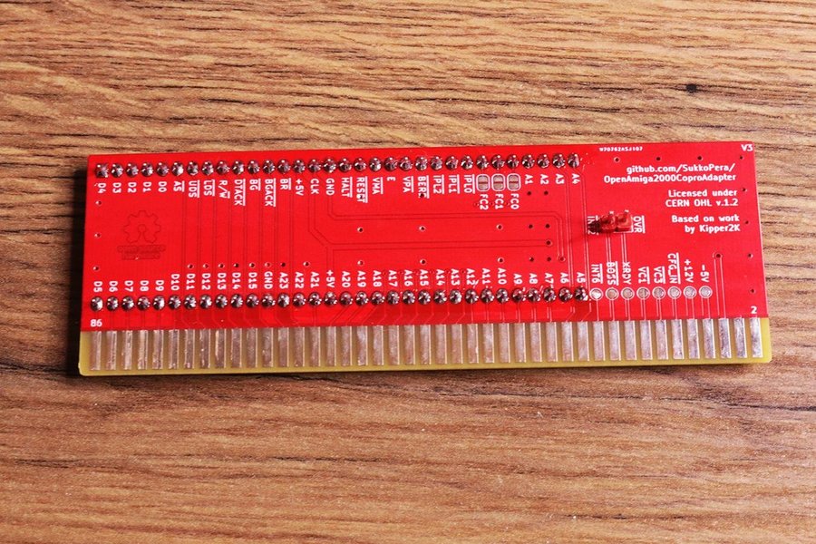 A2000 CPU Slot Adapter - relocator