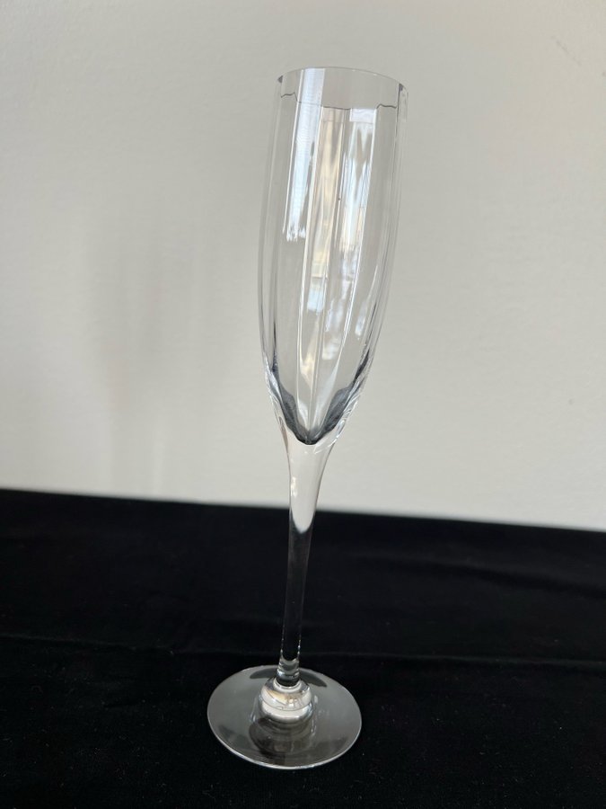 1 st Orrefors ”Optica Symphony” Champagneglas Gunnar Cyren