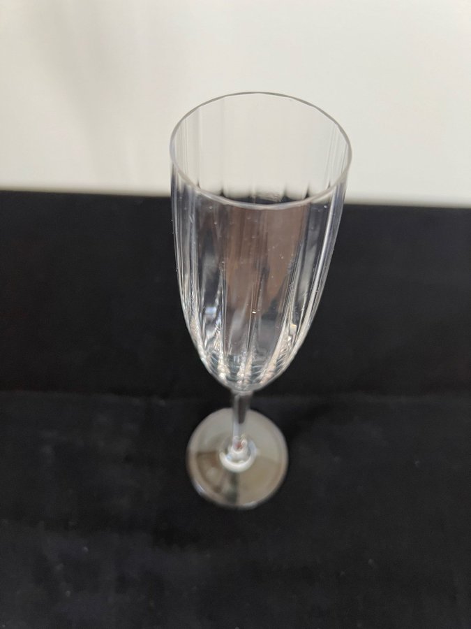 1 st Orrefors ”Optica Symphony” Champagneglas Gunnar Cyren