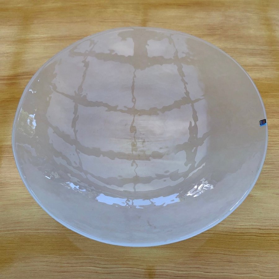 Stor Fruktskål Pukeberg Frostat glas