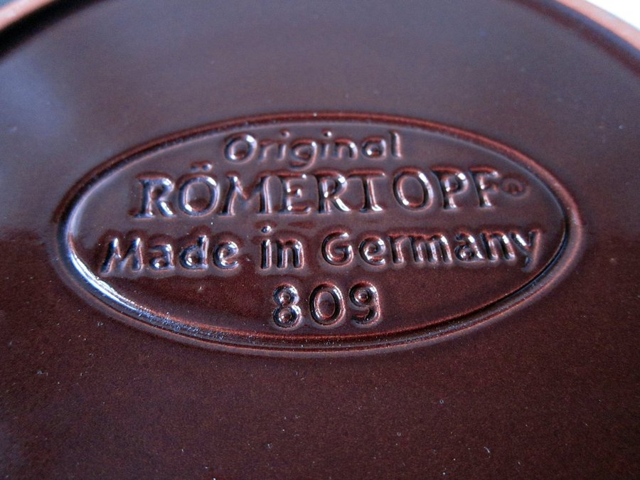 Ny lergryta RÖMERTOPF Nr 809 Made in West Germany 1900-tal Retro Vintage