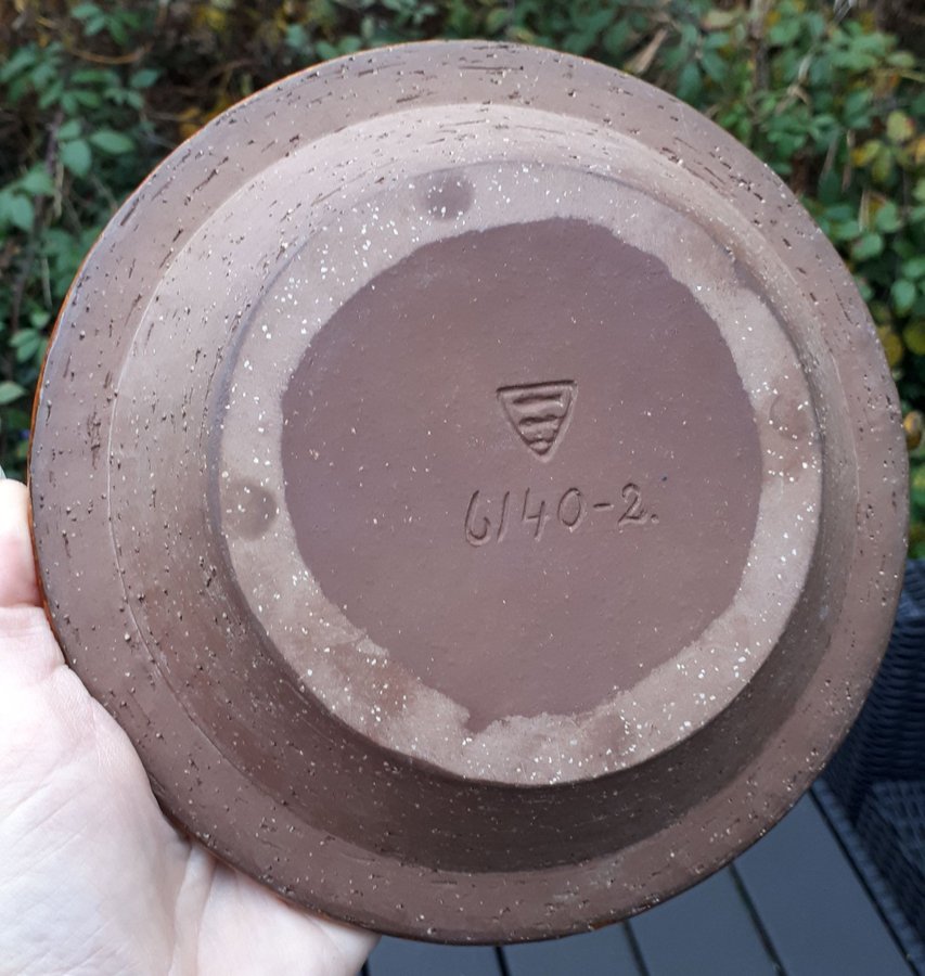 1970's Rare MICHAEL ANDERSEN Bornholm Like-New 19cm Bowl Plate No6140/2 Skål