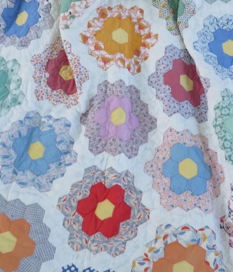 Vintage Patchwork Quilt tæppe