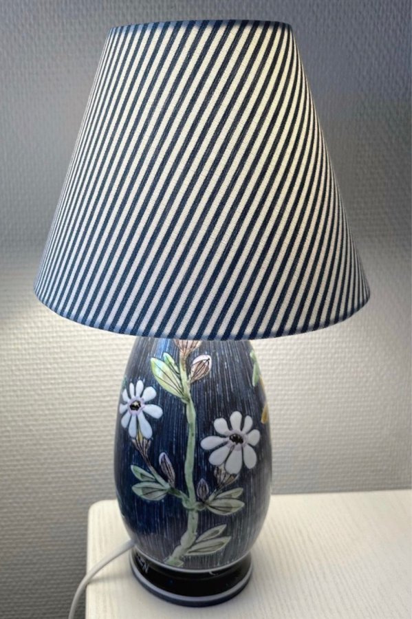 Vintage keramisk lampe bordlampe