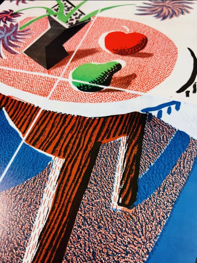 David Hockney - Fiesta '88 - Original litografisk vintage kunstplakat