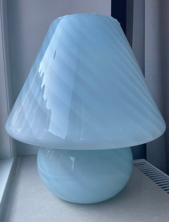 Murano Mushroom lampe / svampelampe Bordlampe