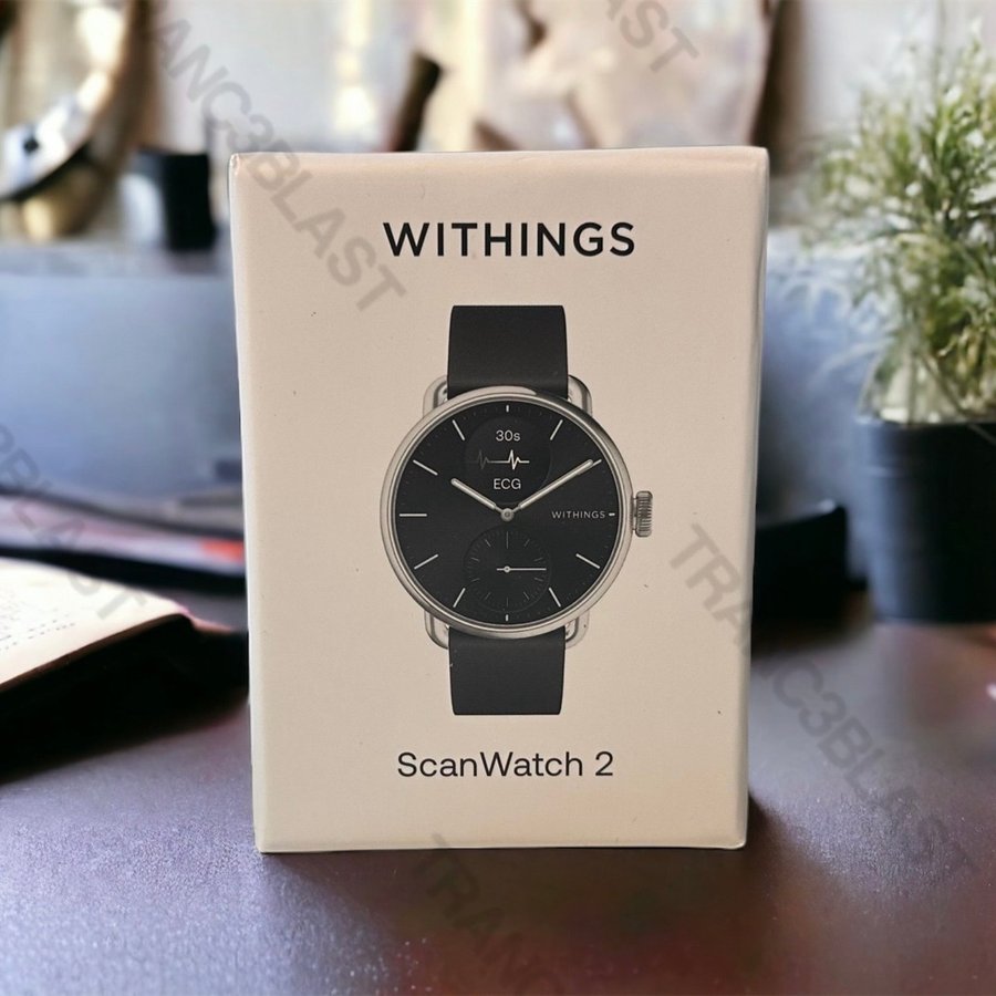 NY Withings Scanwatch 2 Smartklocka 38 mm svart Watch Klocka Puls