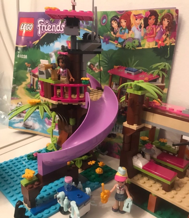 Lego Friends 41038 Räddningsstationer i djungeln med låda