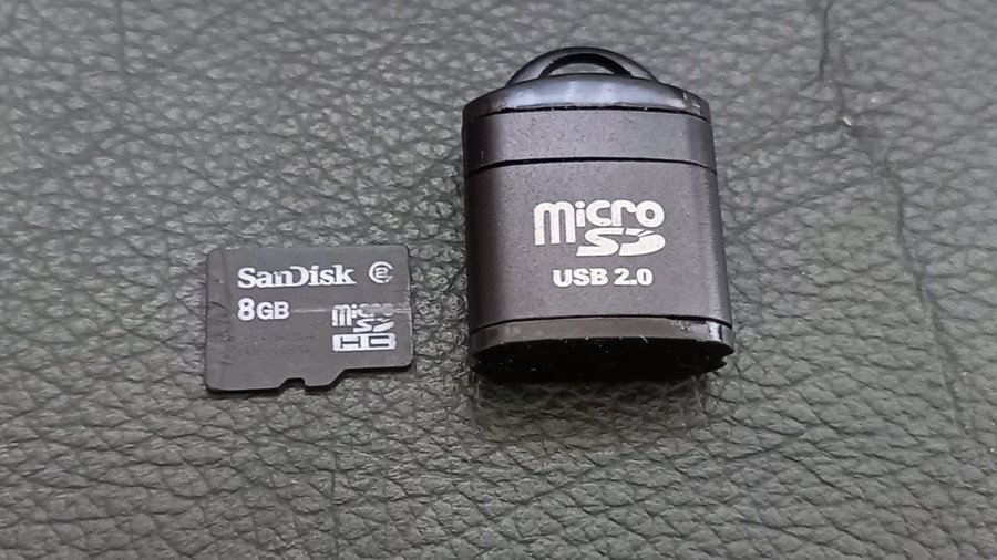 Mini höghastighets micro SD-kortläsare adapter till USB 20 typ-A