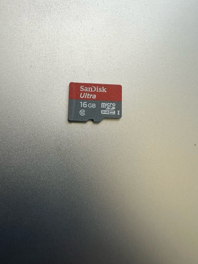 Sandisk Ultra Micro SD-kort 16GB