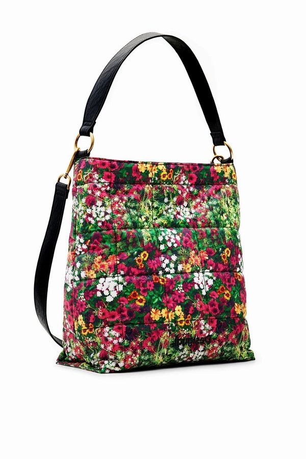 Desigual Large floral bucket bag väska