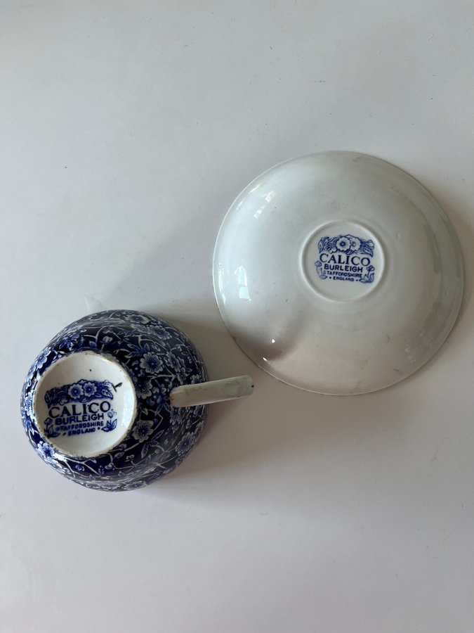 Blue Calico burleigh breakfast cup