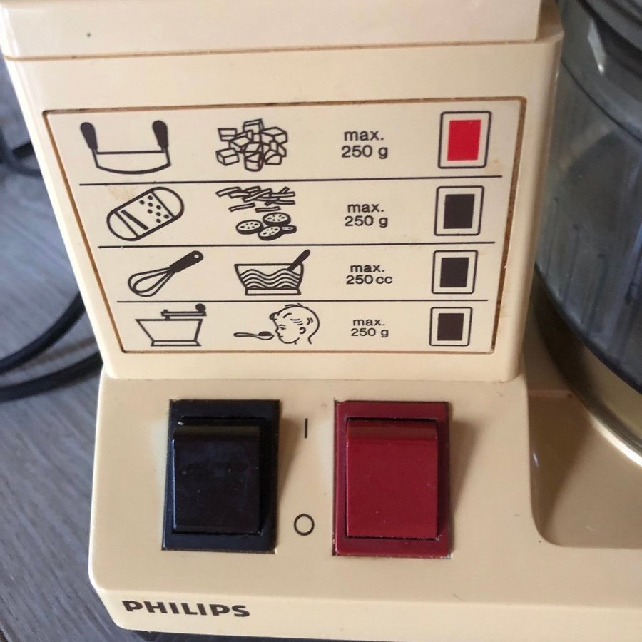 Philips matberedare retro