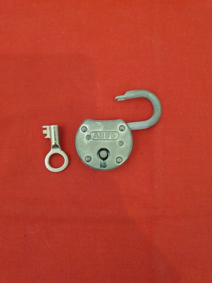 Retro Vintage Hänglås ABUS med nyckel