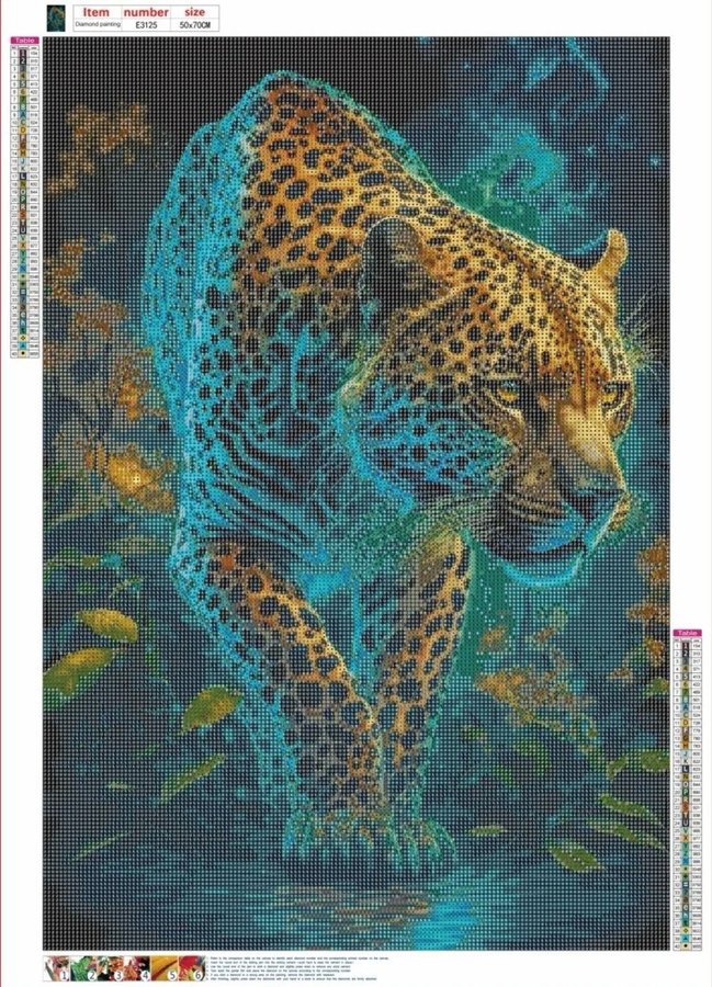 Finaste Leoparden / Diamond Painting
