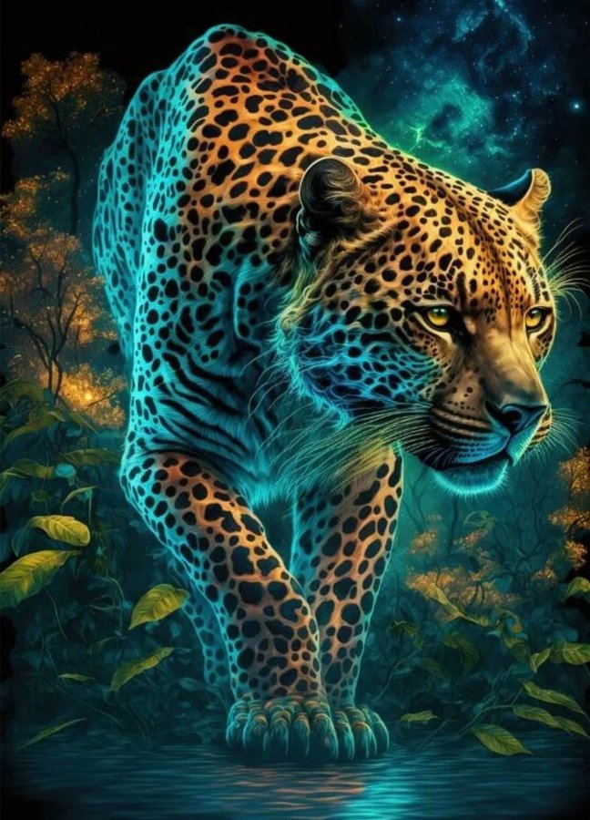 Finaste Leoparden / Diamond Painting