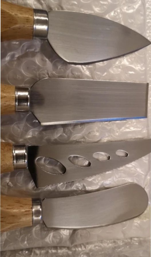 Ny Knivset frukost kniv gaffel knife cheese ost smör tårta set kökskniv kök se