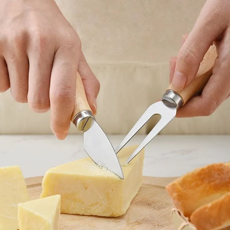 Ny Knivset frukost kniv gaffel knife cheese ost smör tårta set kökskniv kök se