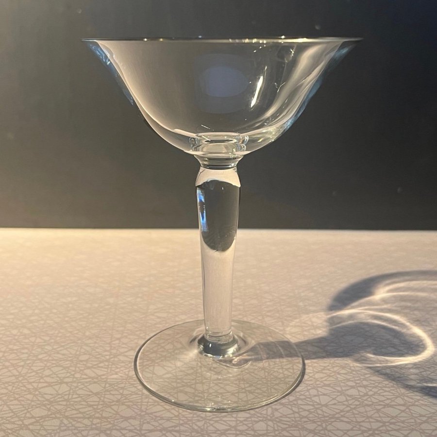 8st Fina handblåsta cocktail glas (ca 1920tal)