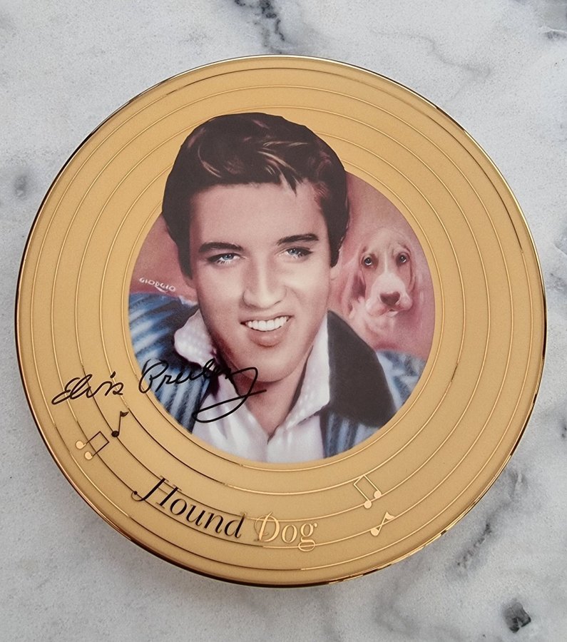 ELVIS Plate No530 A limited edition of "Hound Dog"
