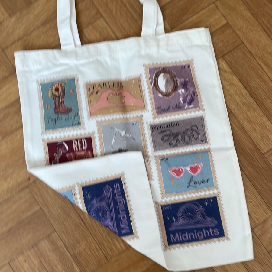 Taylor Swift Fans cornelia street new york Self Print Jute Bag Tote Bag